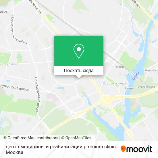 Карта центр медицины и реабилитации premium clinic
