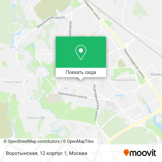 Карта Воротынская, 12 корпус 1