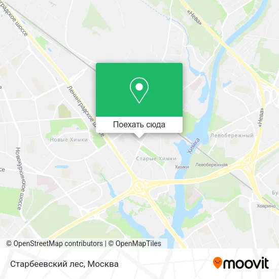 Карта Старбеевский лес