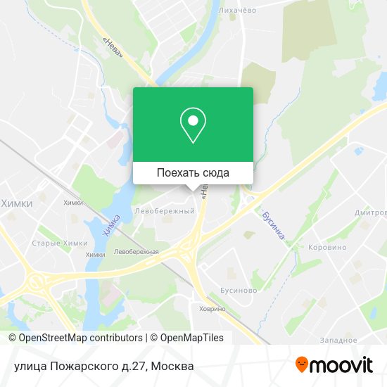 Карта улица Пожарского д.27