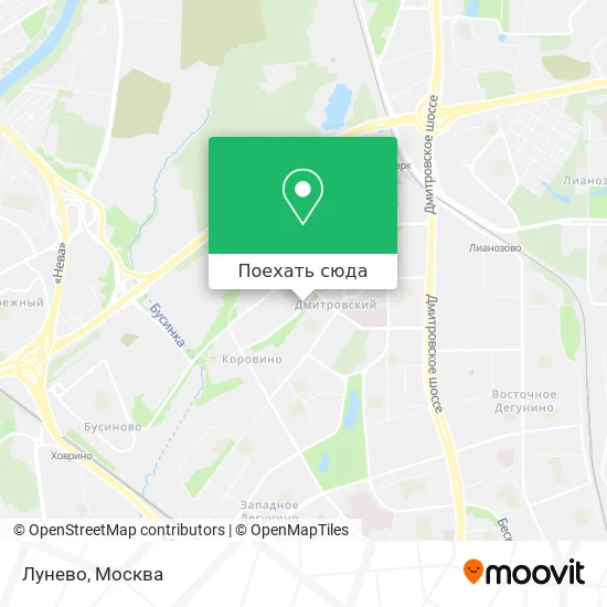 Карта Лунево