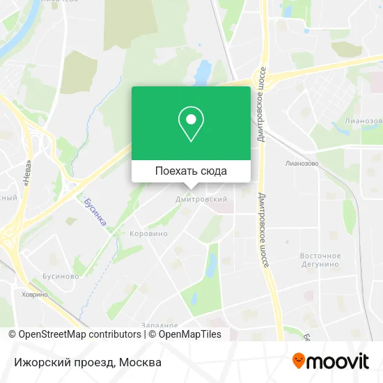 Карта Ижорский проезд