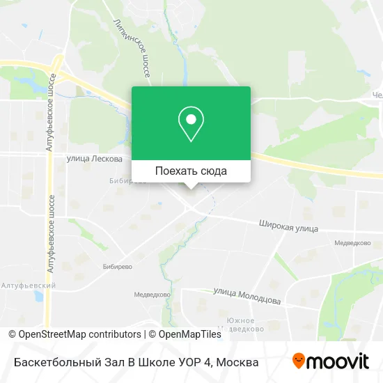 Карта Баскетбольный Зал В Школе УОР 4