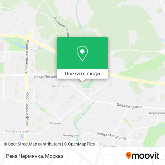 Карта Река Чермянка