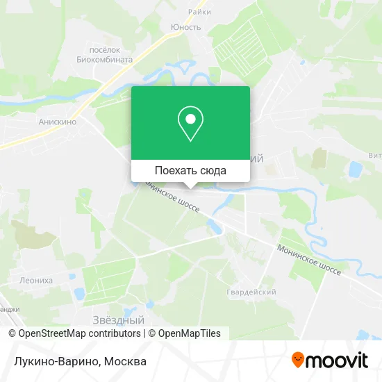 Карта Лукино-Варино