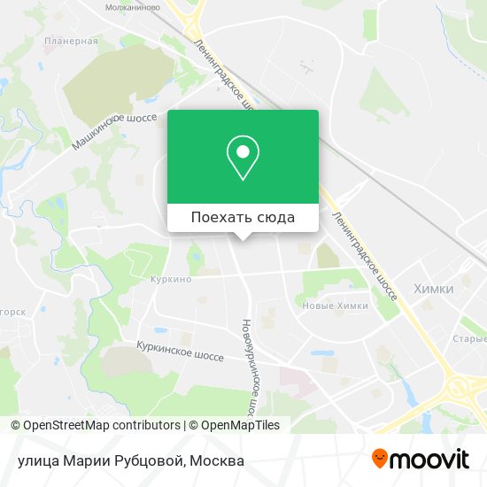 Карта улица Марии Рубцовой