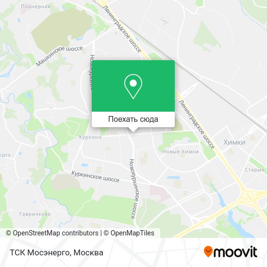 Карта ТСК Мосэнерго