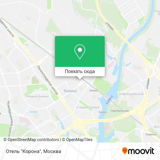 Карта Отель "Корона"