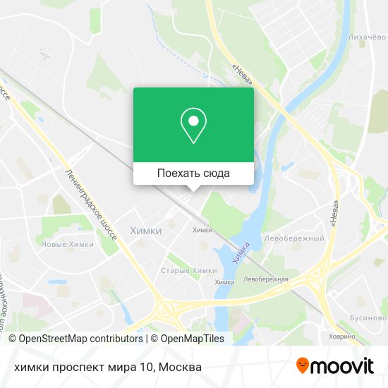 Карта химки проспект мира 10