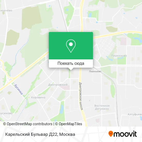 Карта Карельский Бульвар Д22