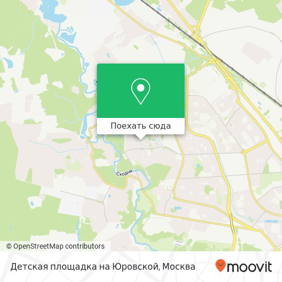 Карта Детская площадка на Юровской