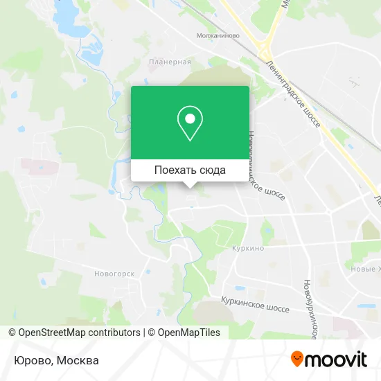 Карта Юрово