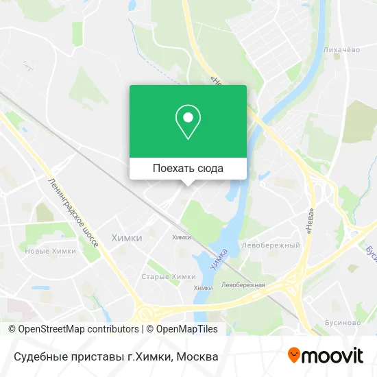 Карта Судебные приставы г.Химки