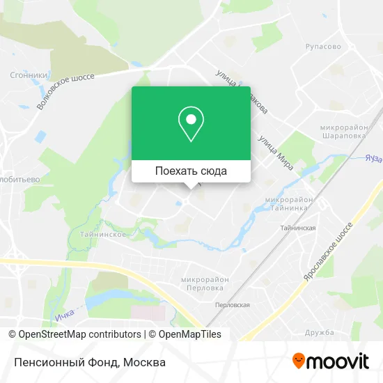 Карта Пенсионный Фонд