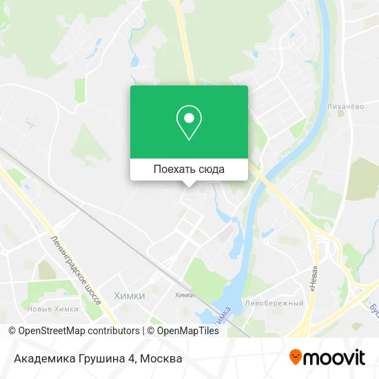 Карта Академика Грушина 4