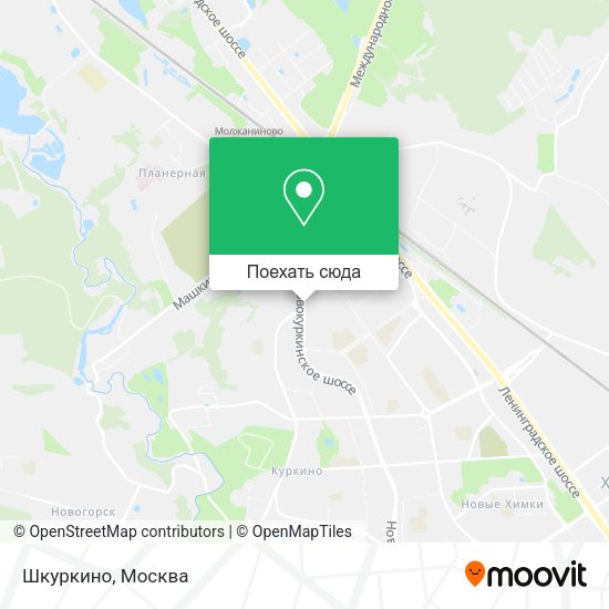 Карта Шкуркино