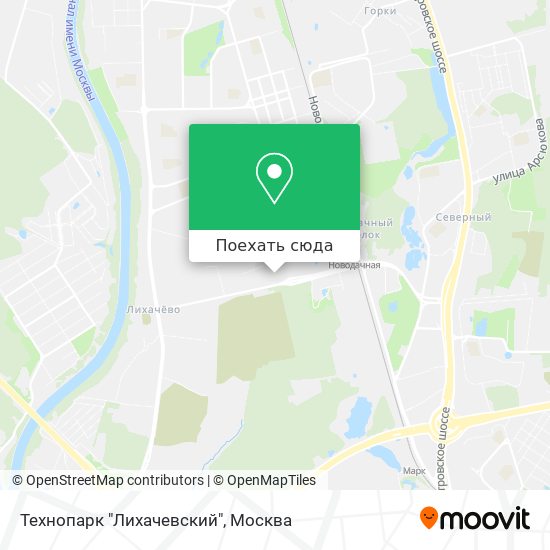 Карта Технопарк "Лихачевский"