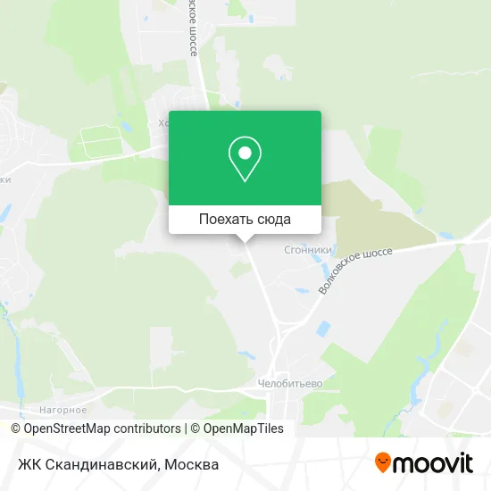 Карта ЖК Скандинавский