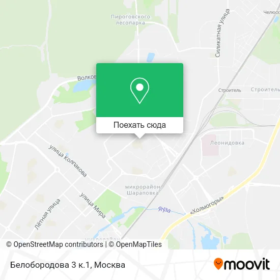 Карта Белобородова 3 к.1