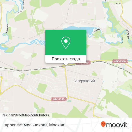 Карта проспект мельникова