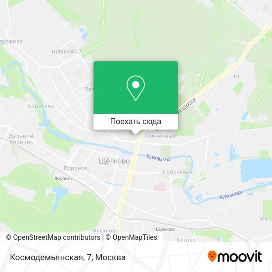 Карта Космодемьянская, 7