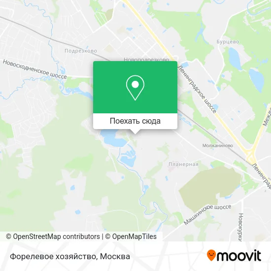 Карта Форелевое хозяйство