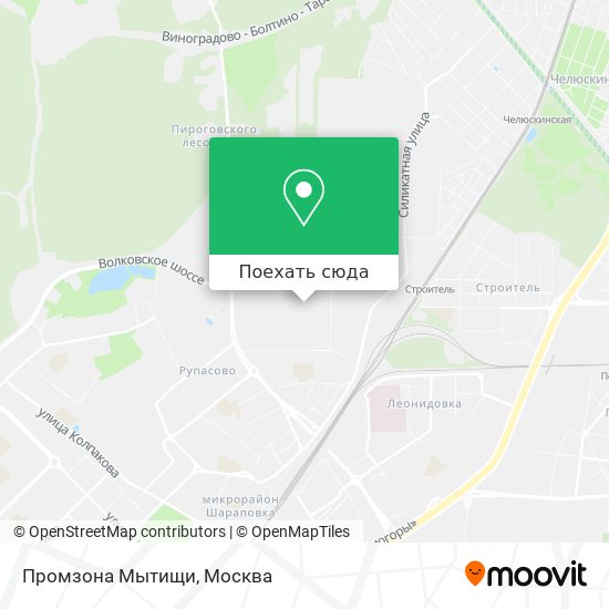 Карта Промзона Мытищи