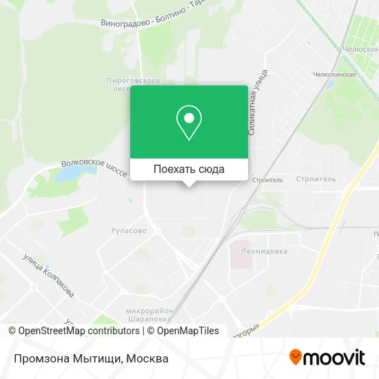 Карта Промзона Мытищи