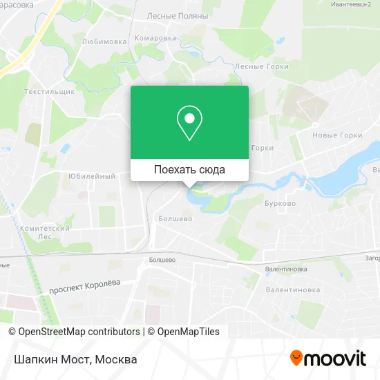 Карта Шапкин Мост