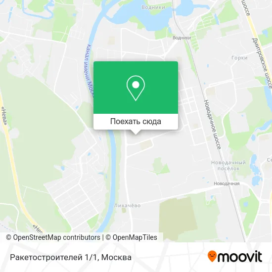 Карта Ракетостроителей 1/1