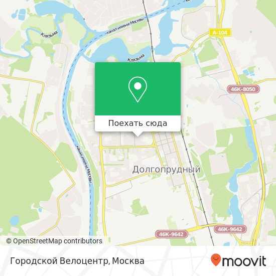 Карта Городской Велоцентр