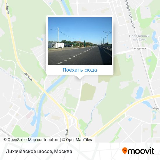 Карта Лихачёвское шоссе