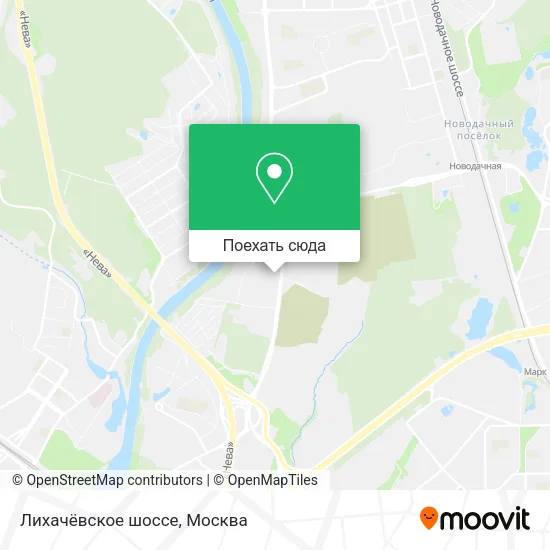 Карта Лихачёвское шоссе