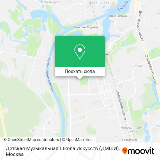 Карта Детская Музыкальная Школа Искусств (ДМШИ)