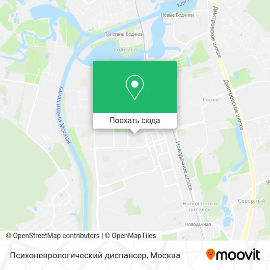 Карта Психоневрологический диспансер