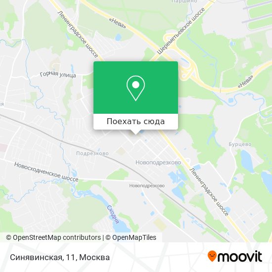 Карта Синявинская, 11