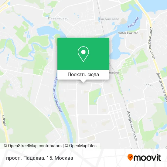 Карта просп. Пацаева, 15