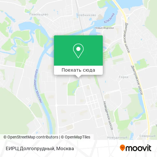 Карта ЕИРЦ Долгопрудный