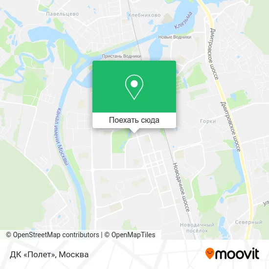 Карта ДК «Полет»