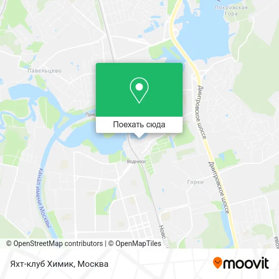 Карта Яхт-клуб Химик