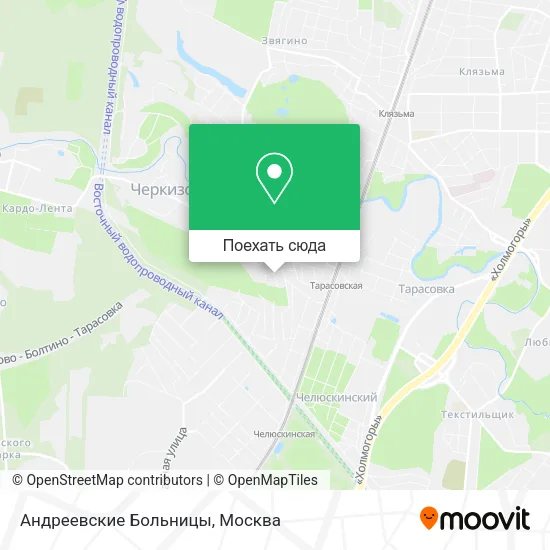 Карта Андреевские Больницы