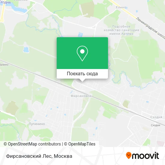 Карта Фирсановский Лес