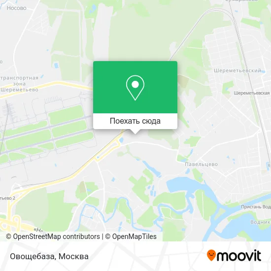 Карта Овощебаза