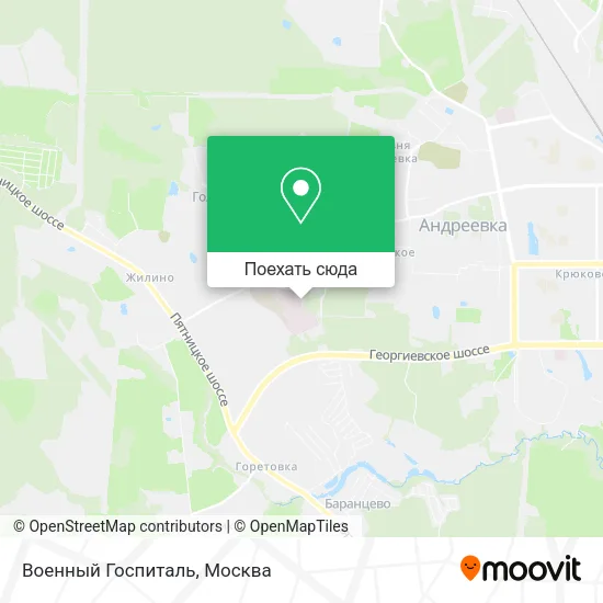 Карта Военный Госпиталь