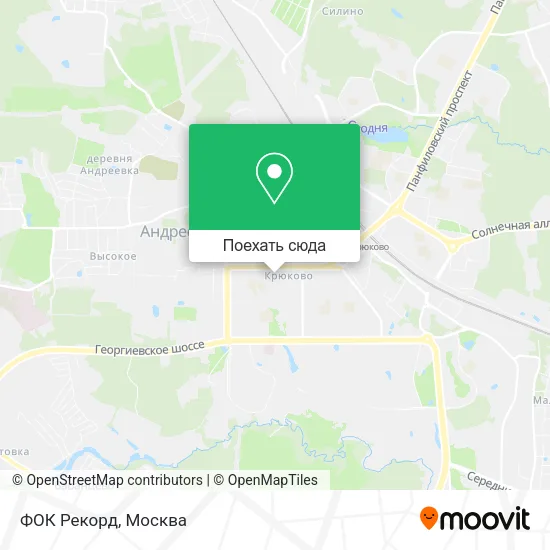 Карта ФОК Рекорд