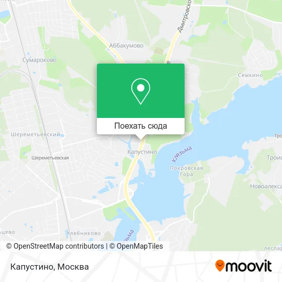 Карта Капустино