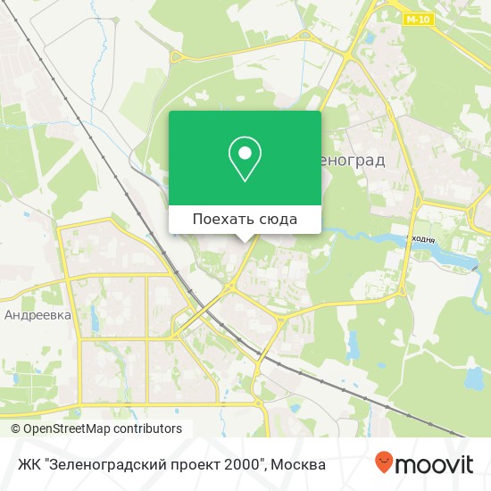 Карта ЖК "Зеленоградский проект 2000"