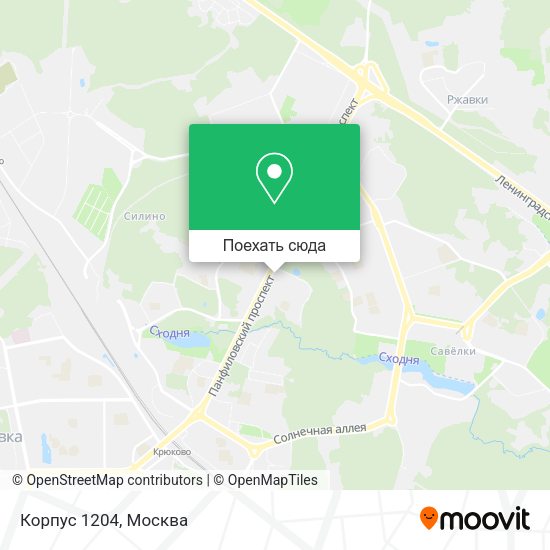 Карта Корпус 1204