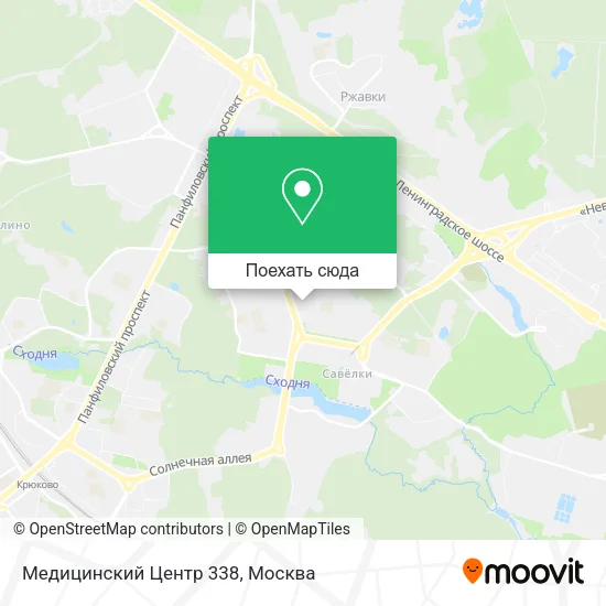 Карта Медицинский Центр 338