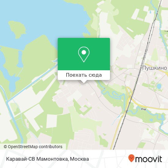 Карта Каравай-СВ Мамонтовка